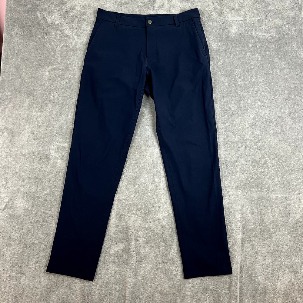Lululemon Commission Pants Mens 31 Navy Blue Performance Golf‎